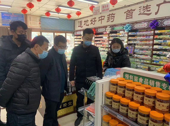 榆林市市场监管局督查组春节期间深入多地督导检查市场安全和疫情防控工作